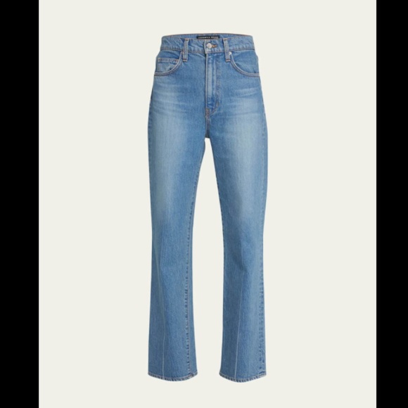 NWT $278 Veronica Beard Jeans Joey With Cowboy Crease in Beacon - size 25! - Picture 5 of 10